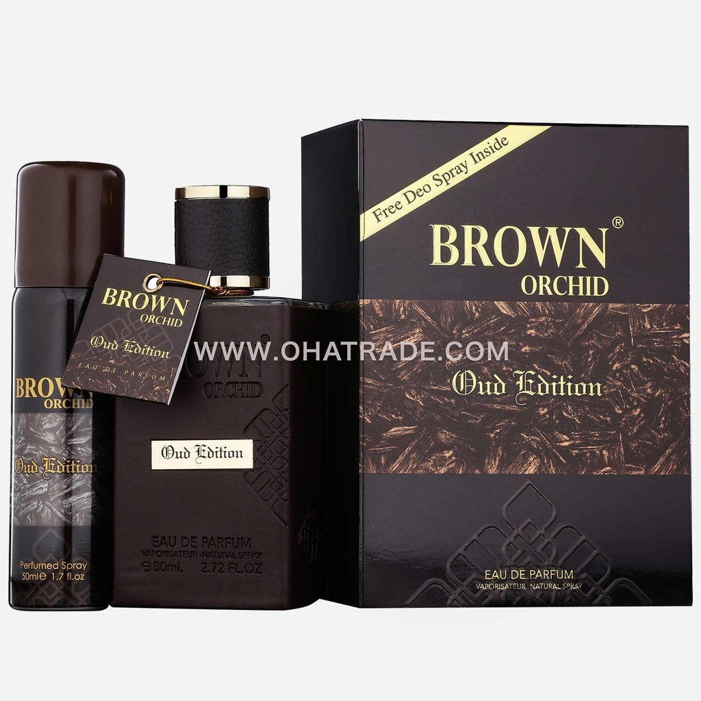 Brown Orchid Oud Edition W/Deo EDP 80ml