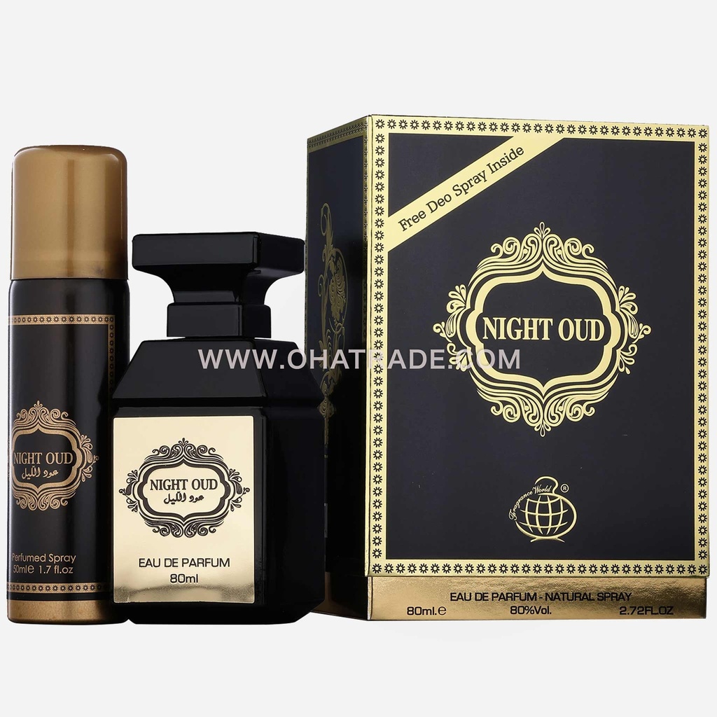 Night Oud W/Deo EDP 80ml