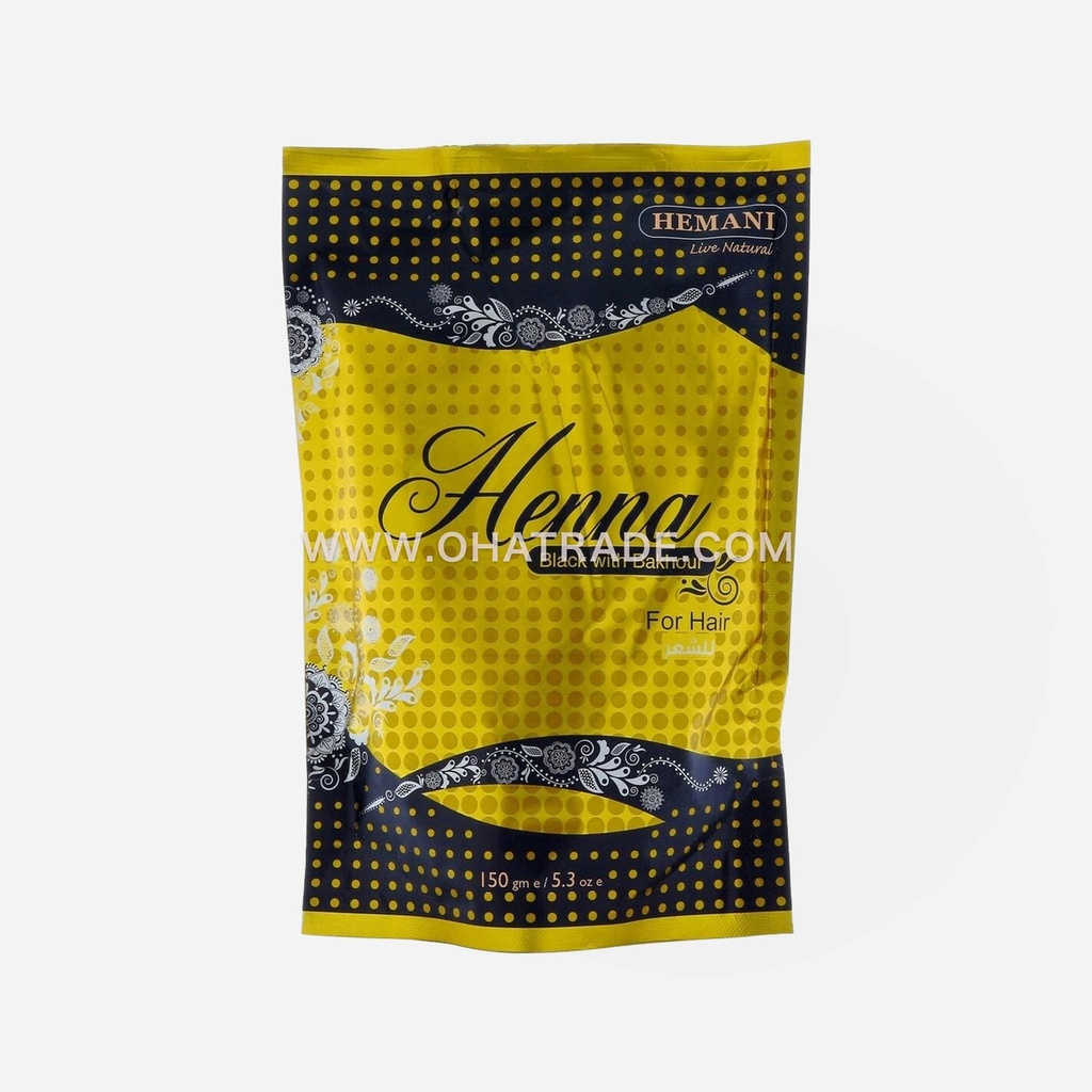 Black With Bakhour Henna 150g