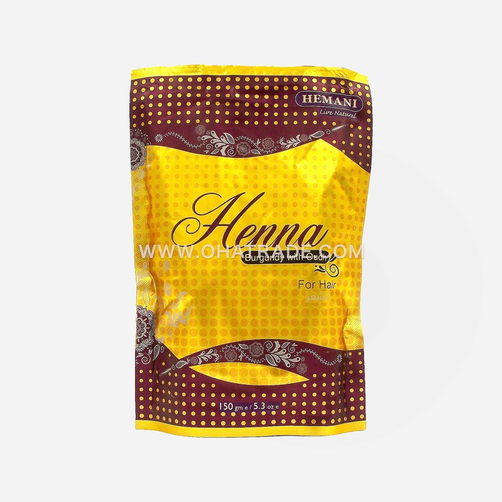 Burgundy With Oudh Henna 150g