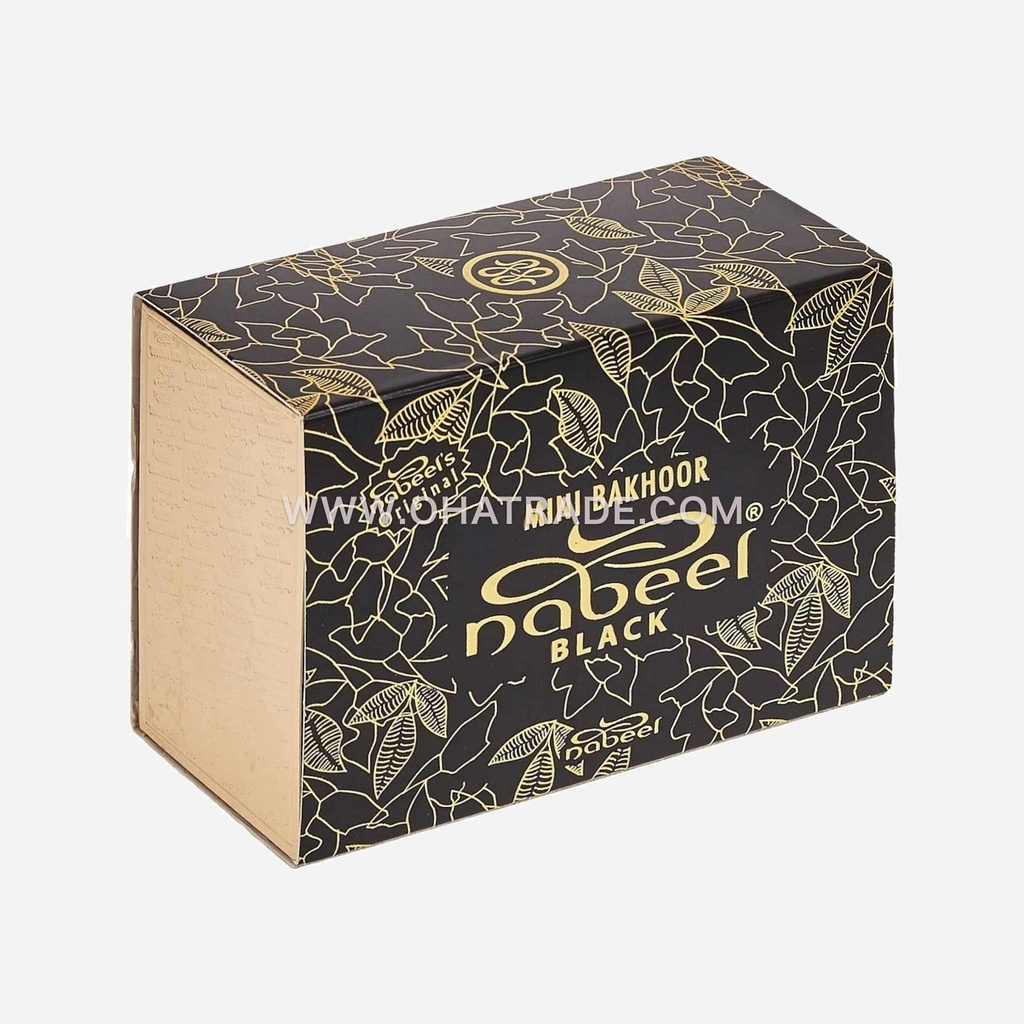 Nabeel Black Mini Bukhoor 36x3g