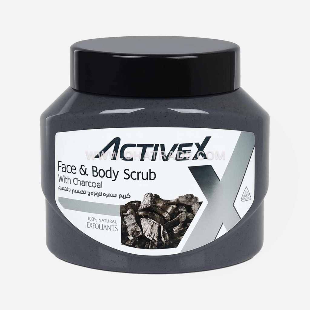 Charcoal Face & Body Scrub 500ml