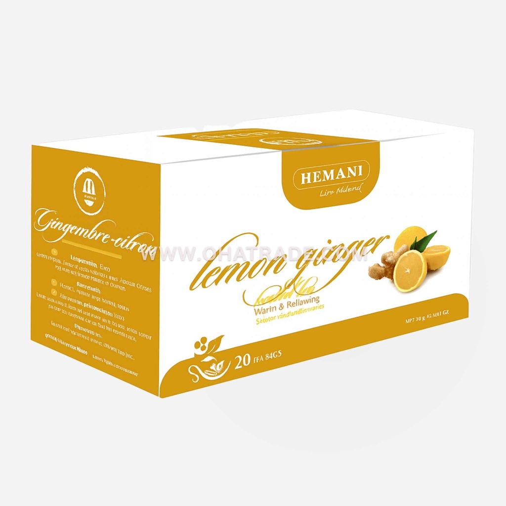 Lemon & Ginger Herbal Tea 20x40g