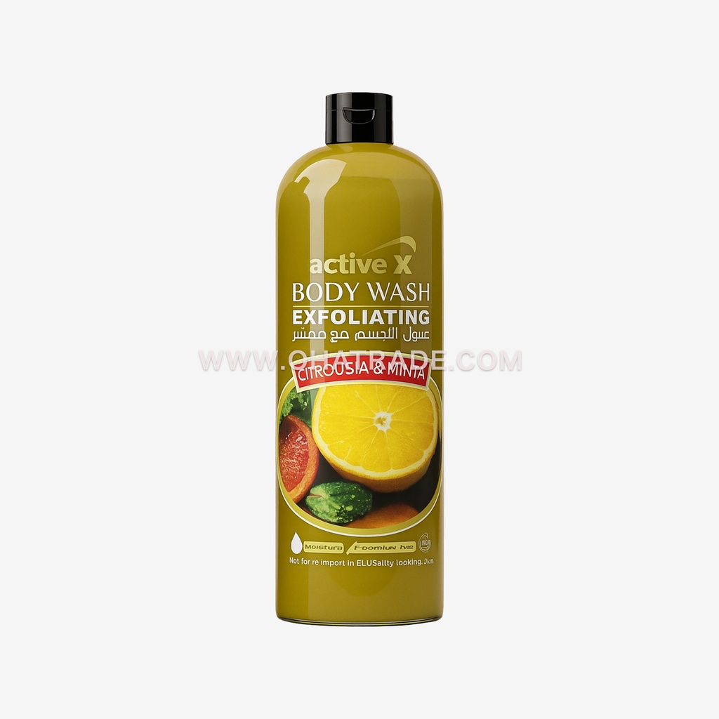 Citrus Mint Exfoliating Body Wash 1000ml