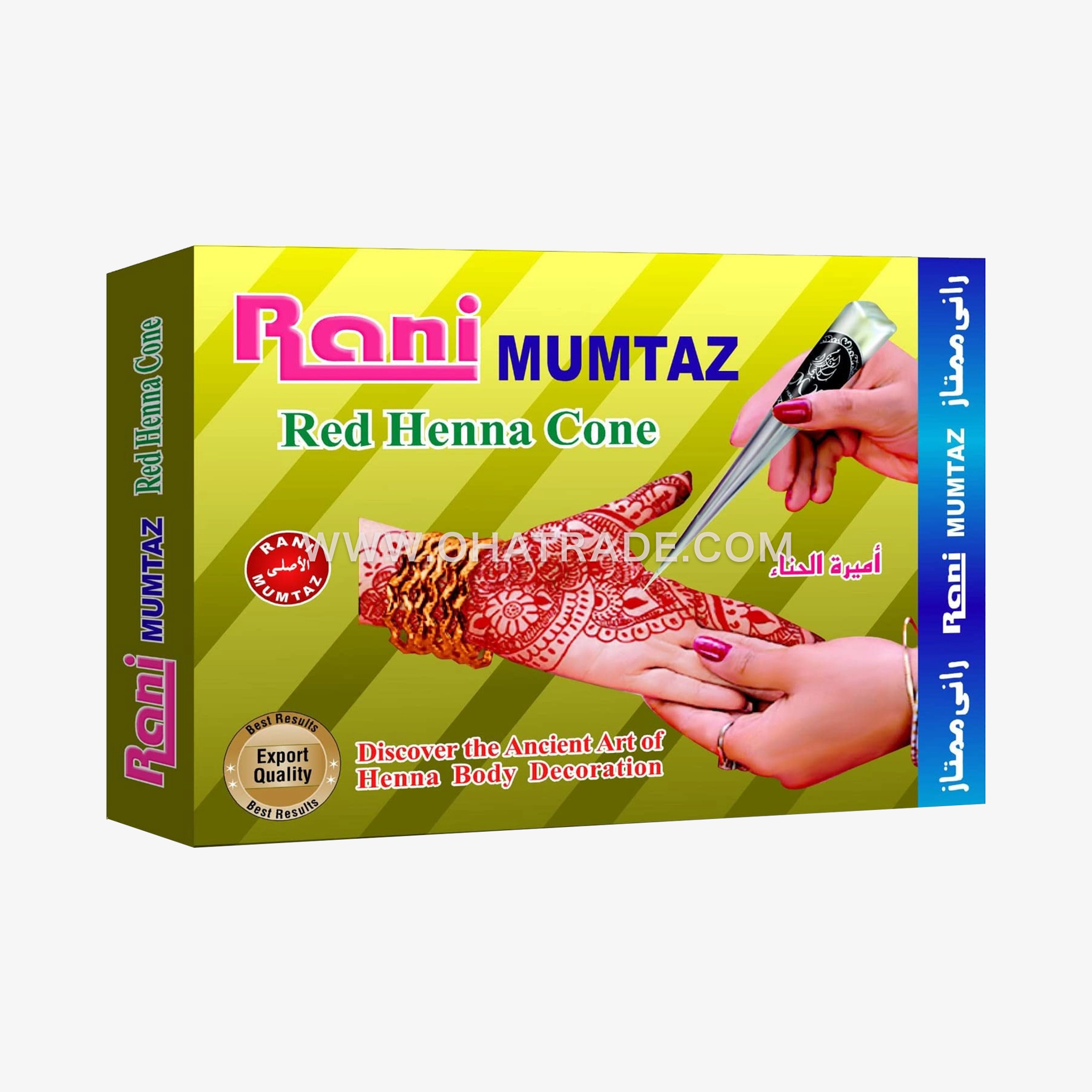 Rani Red Henna Cone