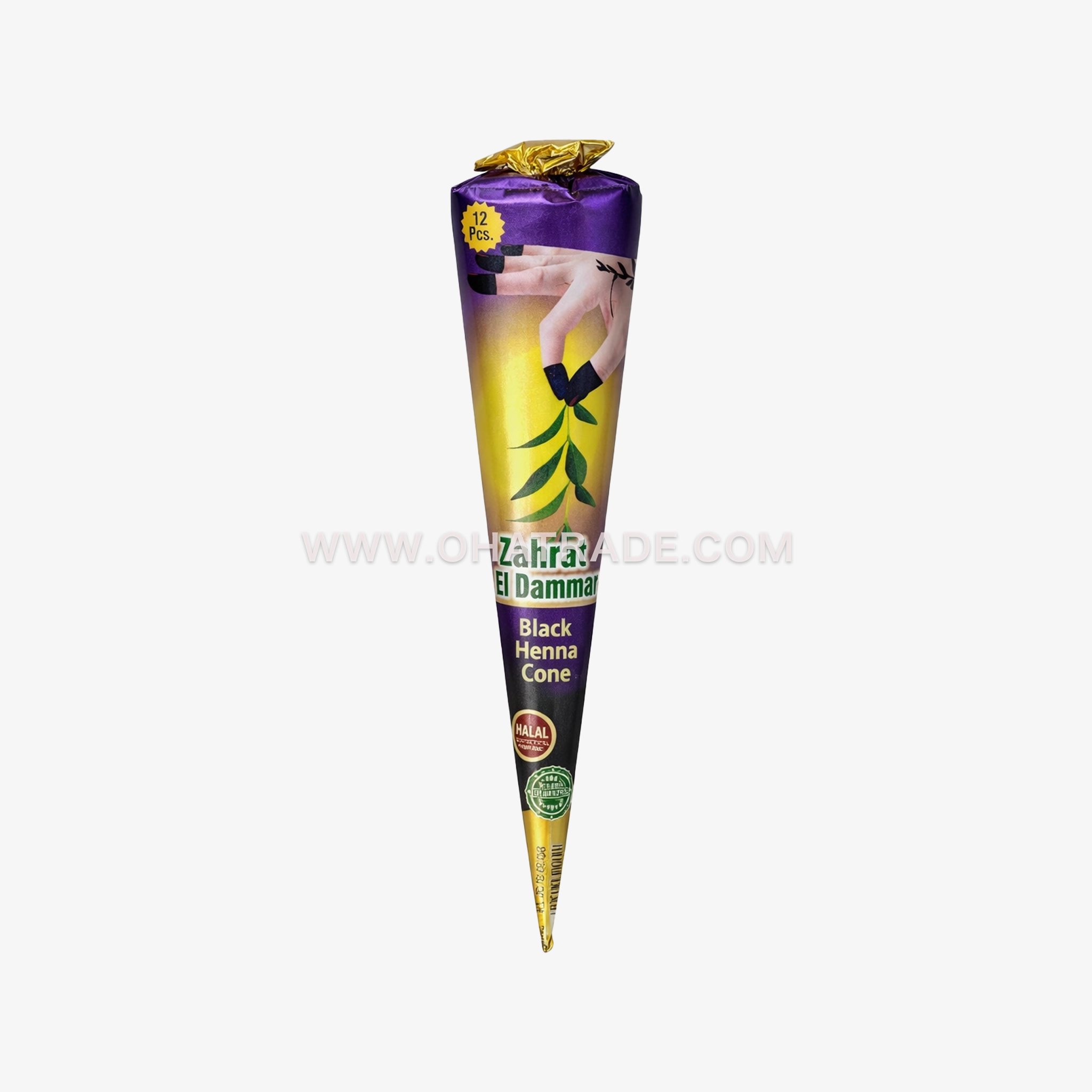 Zahrat El Dammar Maroon Henna Cone