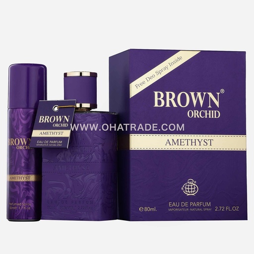 Brown Orchid Amethyst W/Deo EDP 80ml