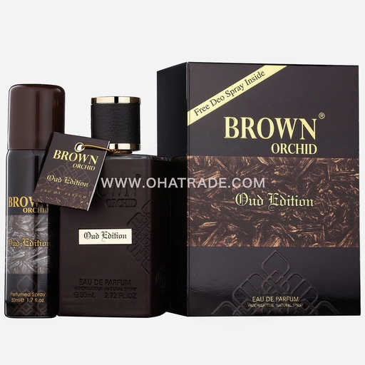 Brown Orchid Oud Edition W/Deo EDP 80ml
