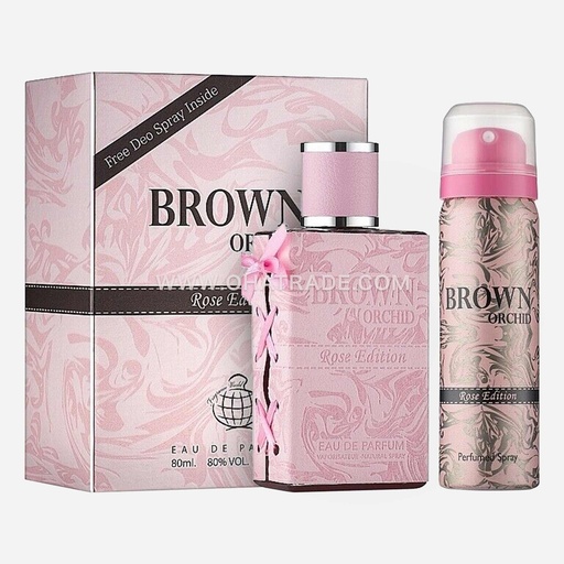 Brown Orchid Rose Edition W/Deo EDP 80ml
