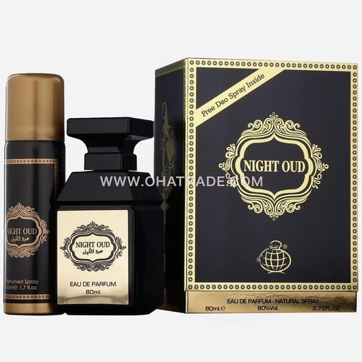 Night Oud W/Deo EDP 80ml