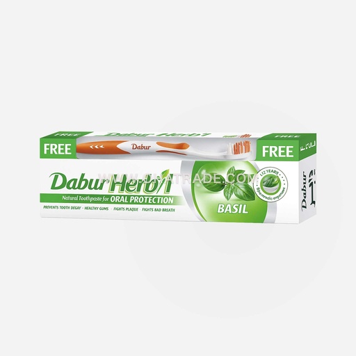 Basil Toothpaste & Brush 125g