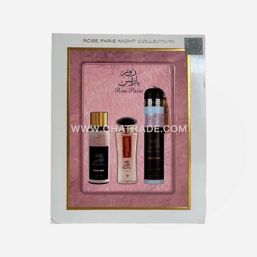 Rose Paris Night Gift Set 3pcs
